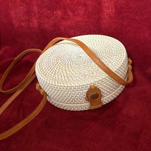 Urban Outfitters Crossbody Straw Bag